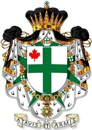 Order of Saint Lazarus and Mysterious Order of Leper Knights and Royal Grant of the Coat of Arms for Canada and The United States of America from Bishop the Great King of Ireland.